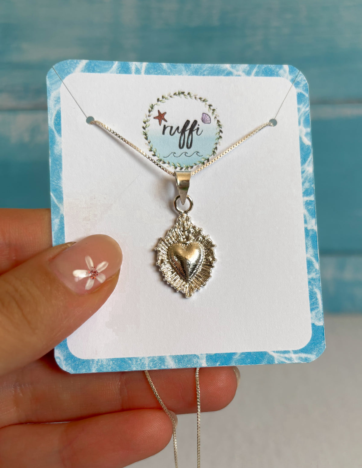Collar Corazón Plata