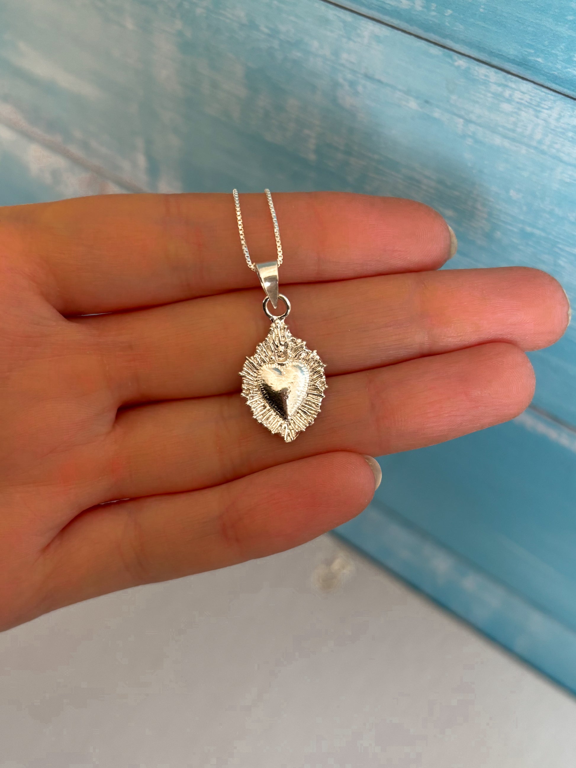 Collar Corazón Plata