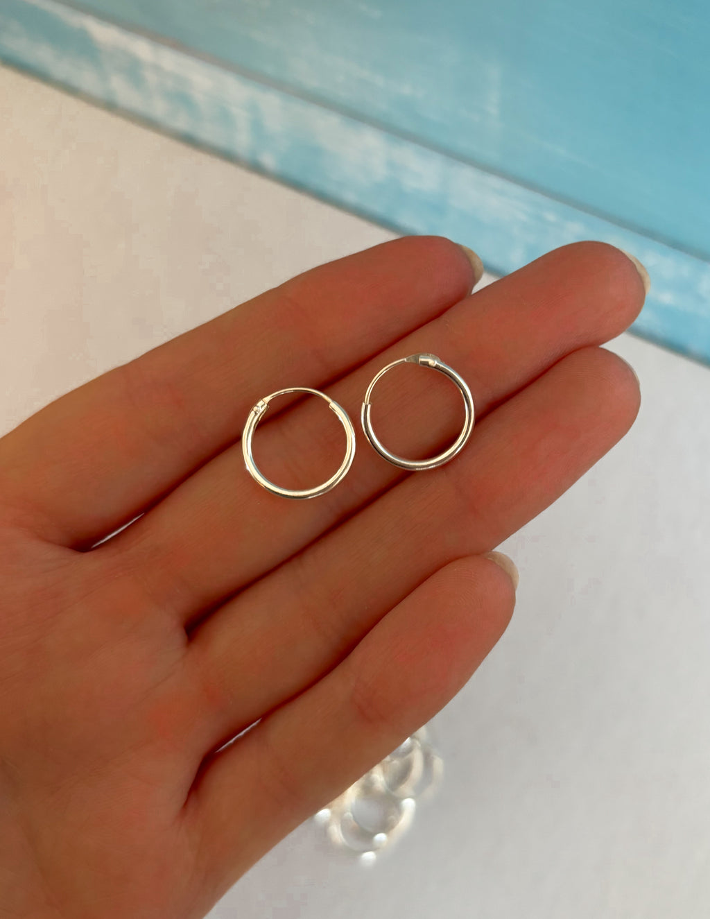 Argollas lisas 14 mm