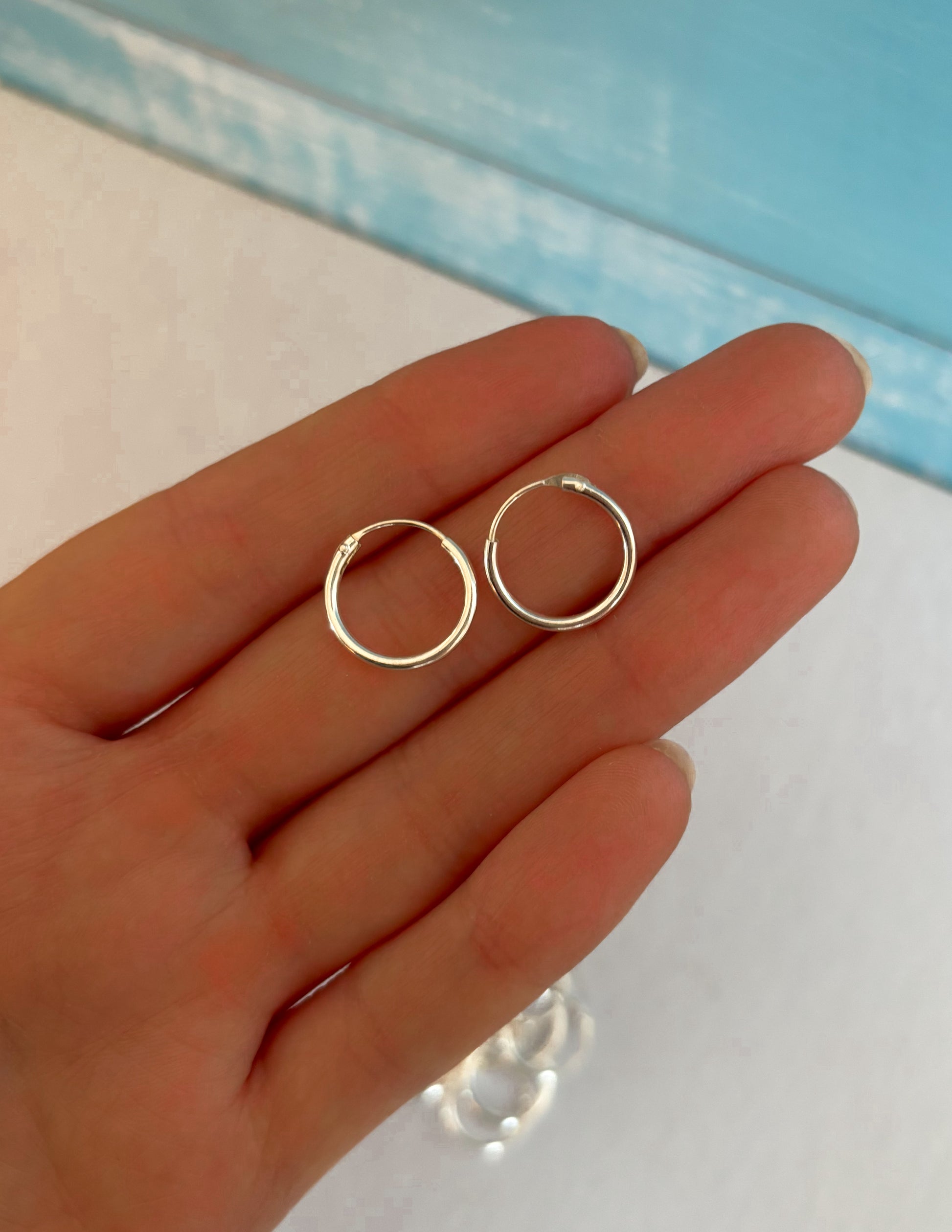 Argollas lisas 14 mm