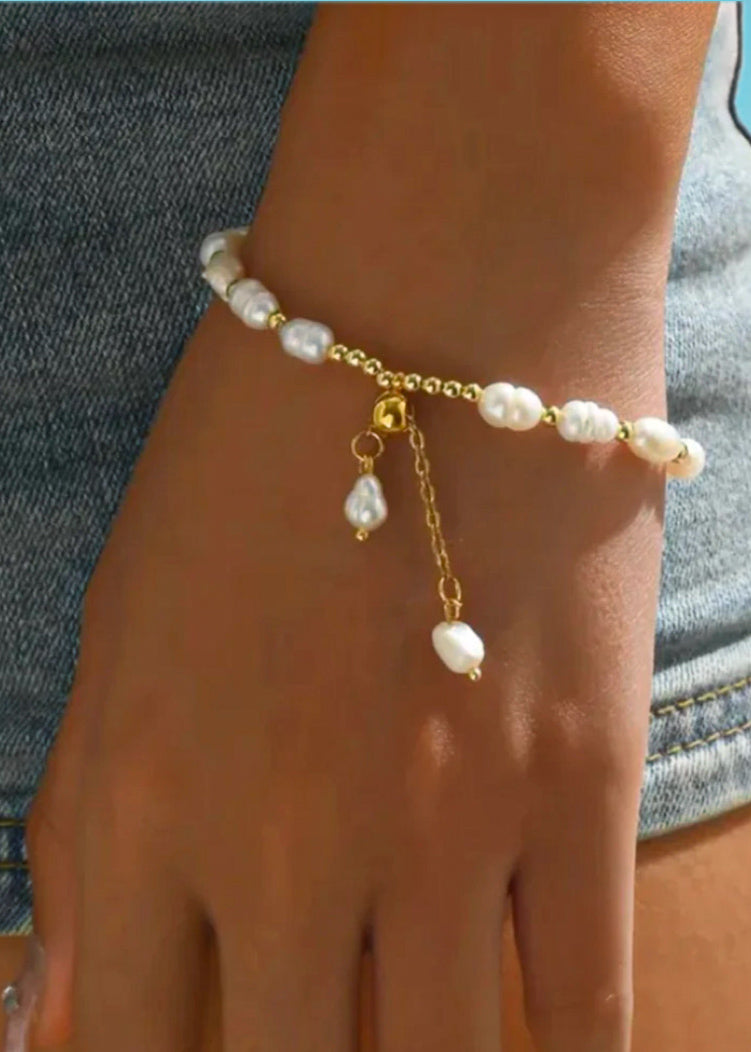 Pulsera perlas Ajustable