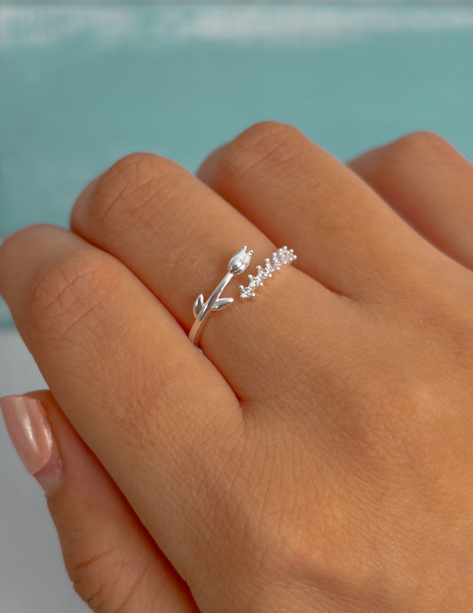 Anillo Rosa ajustable