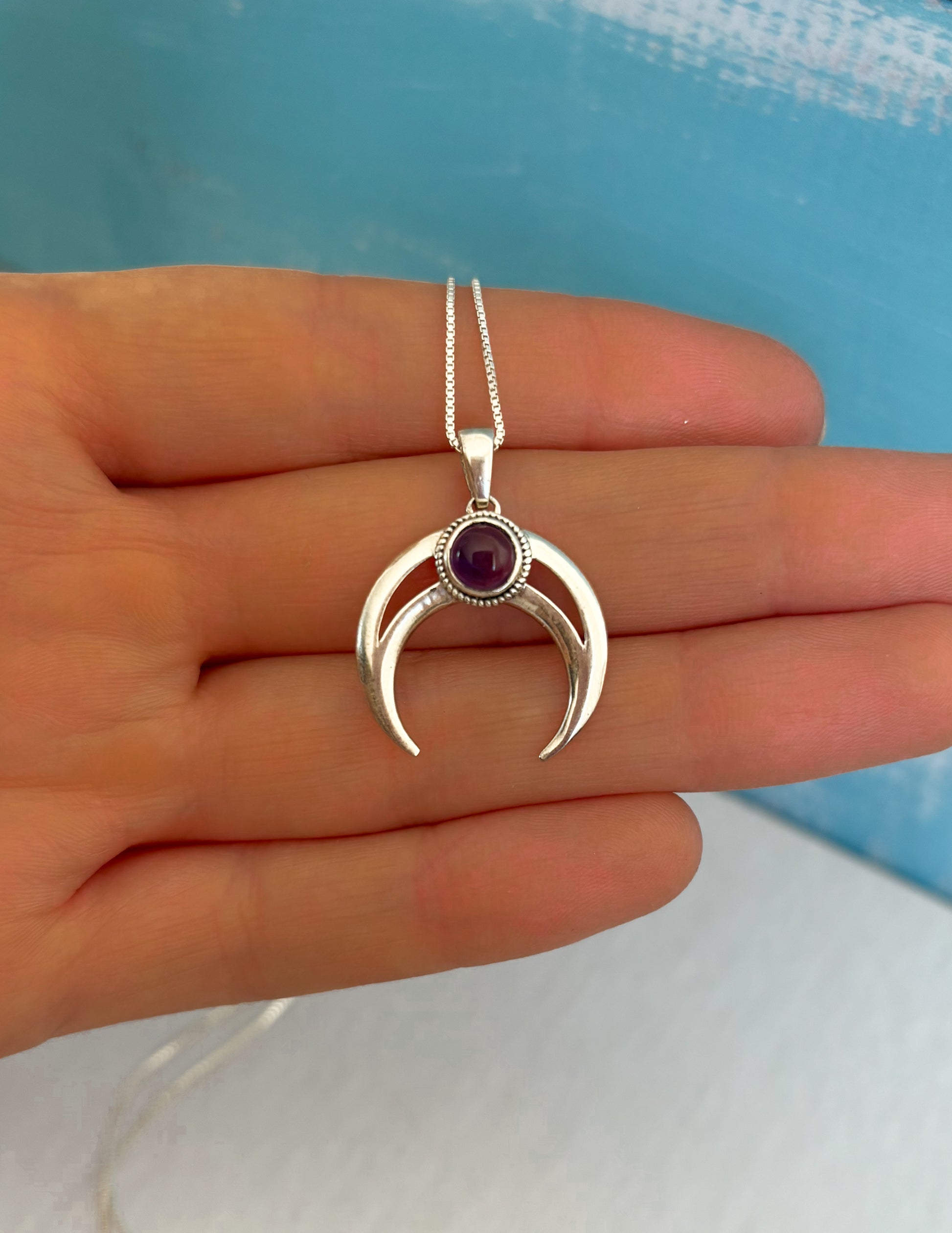 Collar Luna Amatista