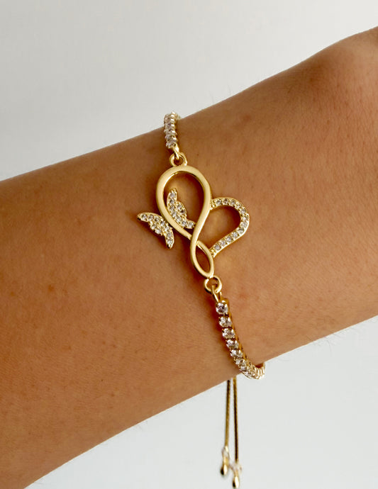 Pulsera Mariposa Infinito