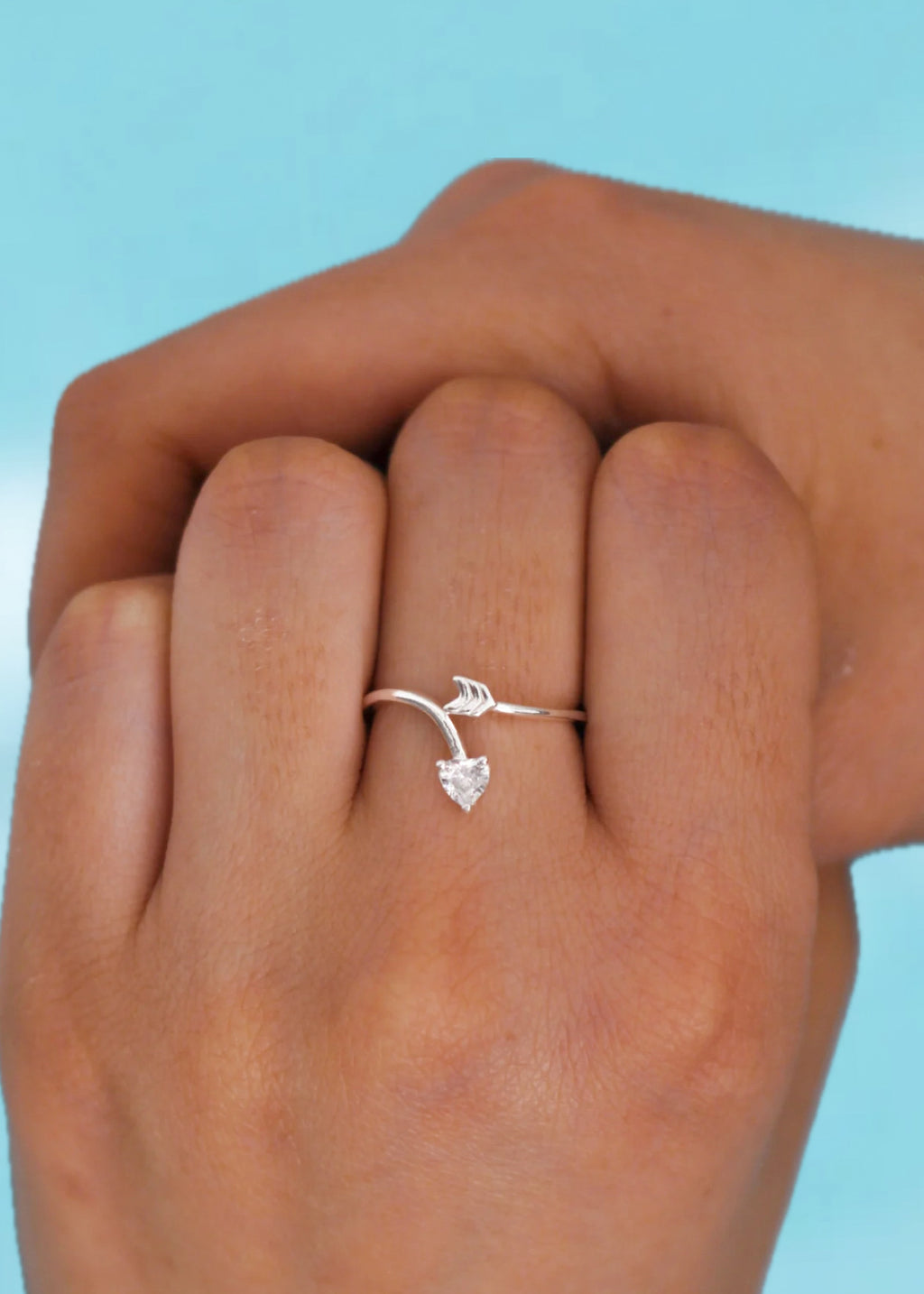 Anillo Flecha de amor Ajustable