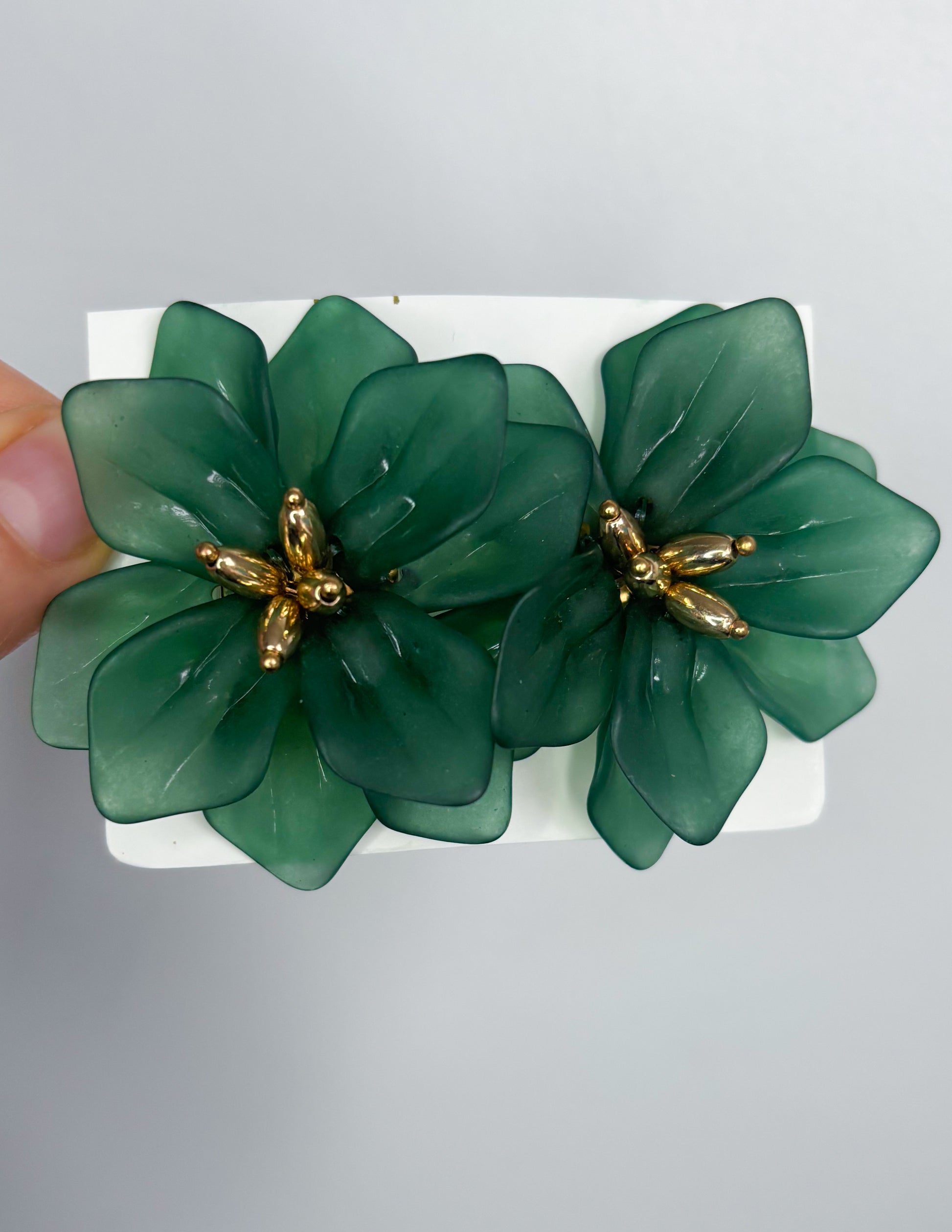 Aros Verde Flor