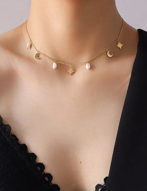 Collar Destellos Gold