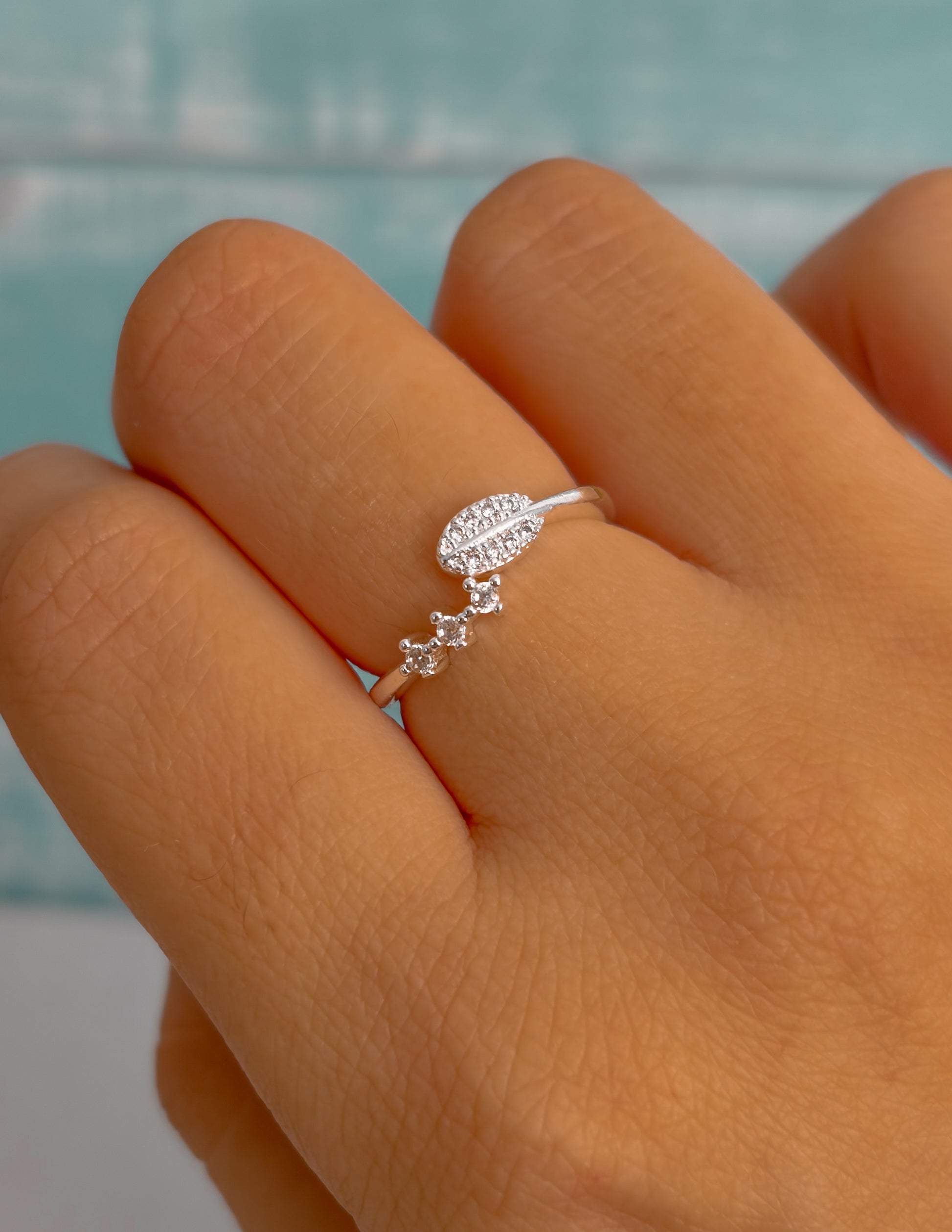 Anillo hoja Ajustable
