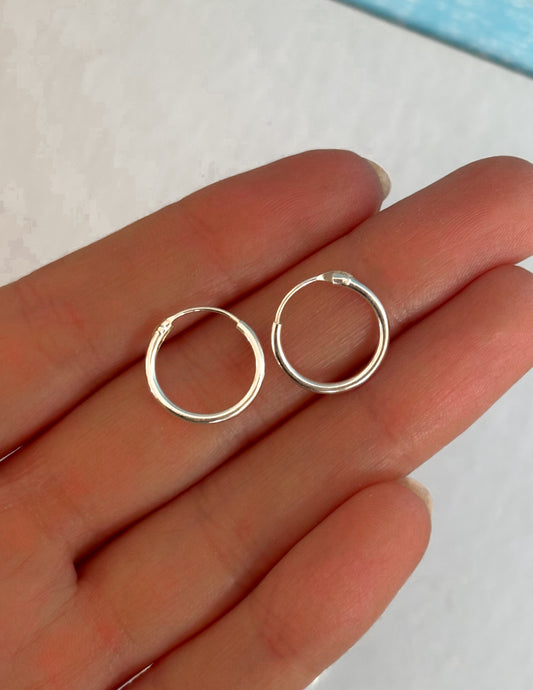 Argollas lisas 14 mm