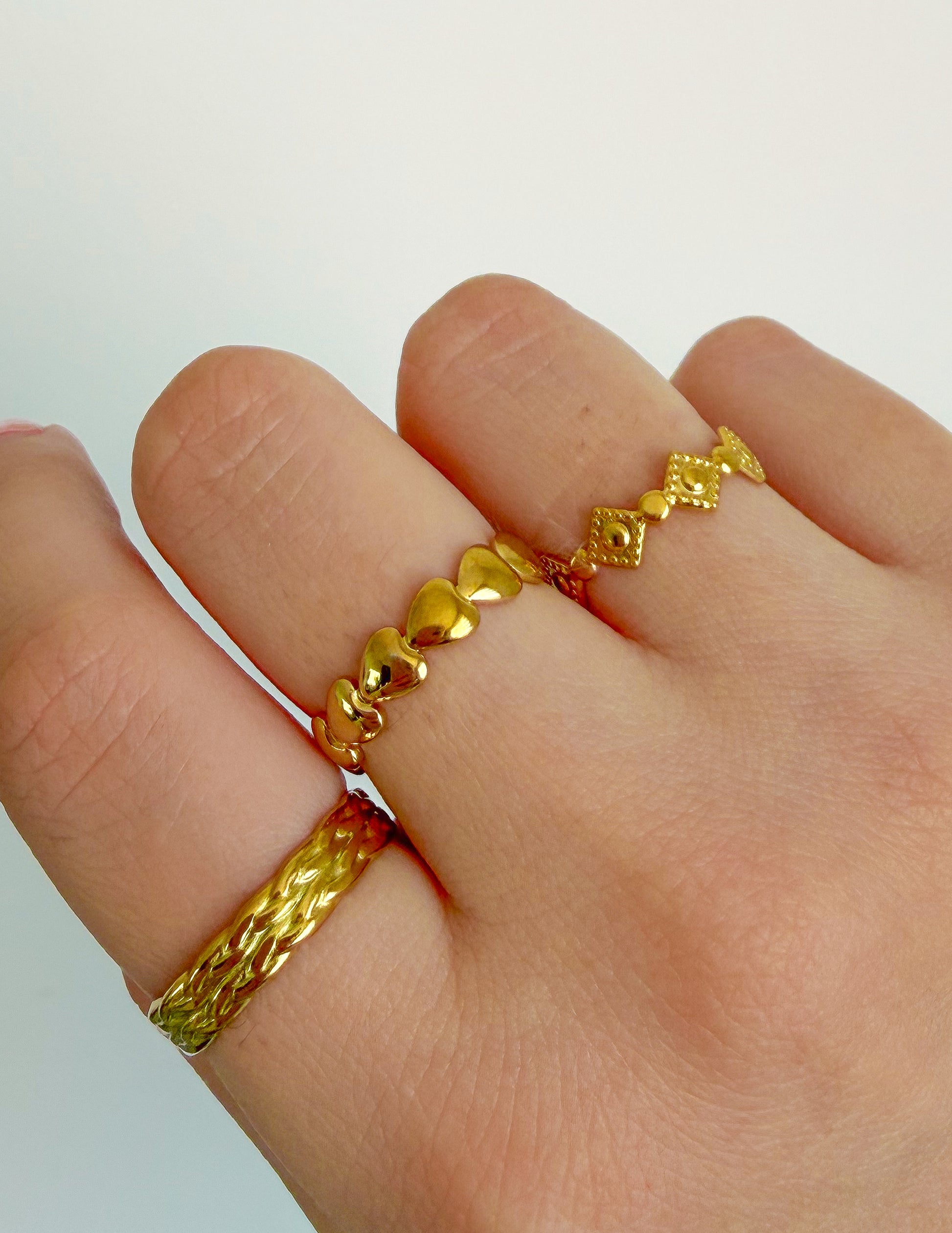 Anillo Rombo Ajustable