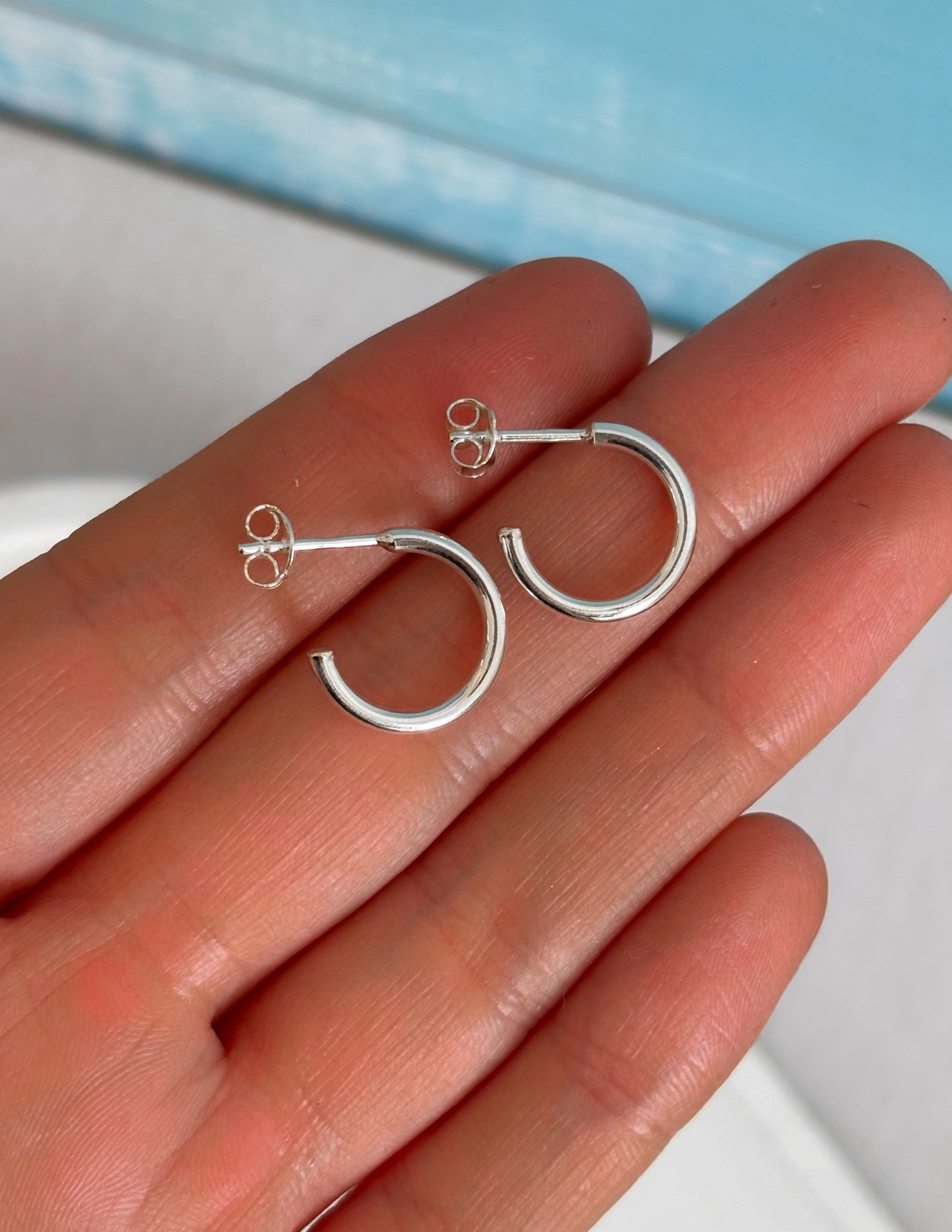 Argollas Plata Semi
