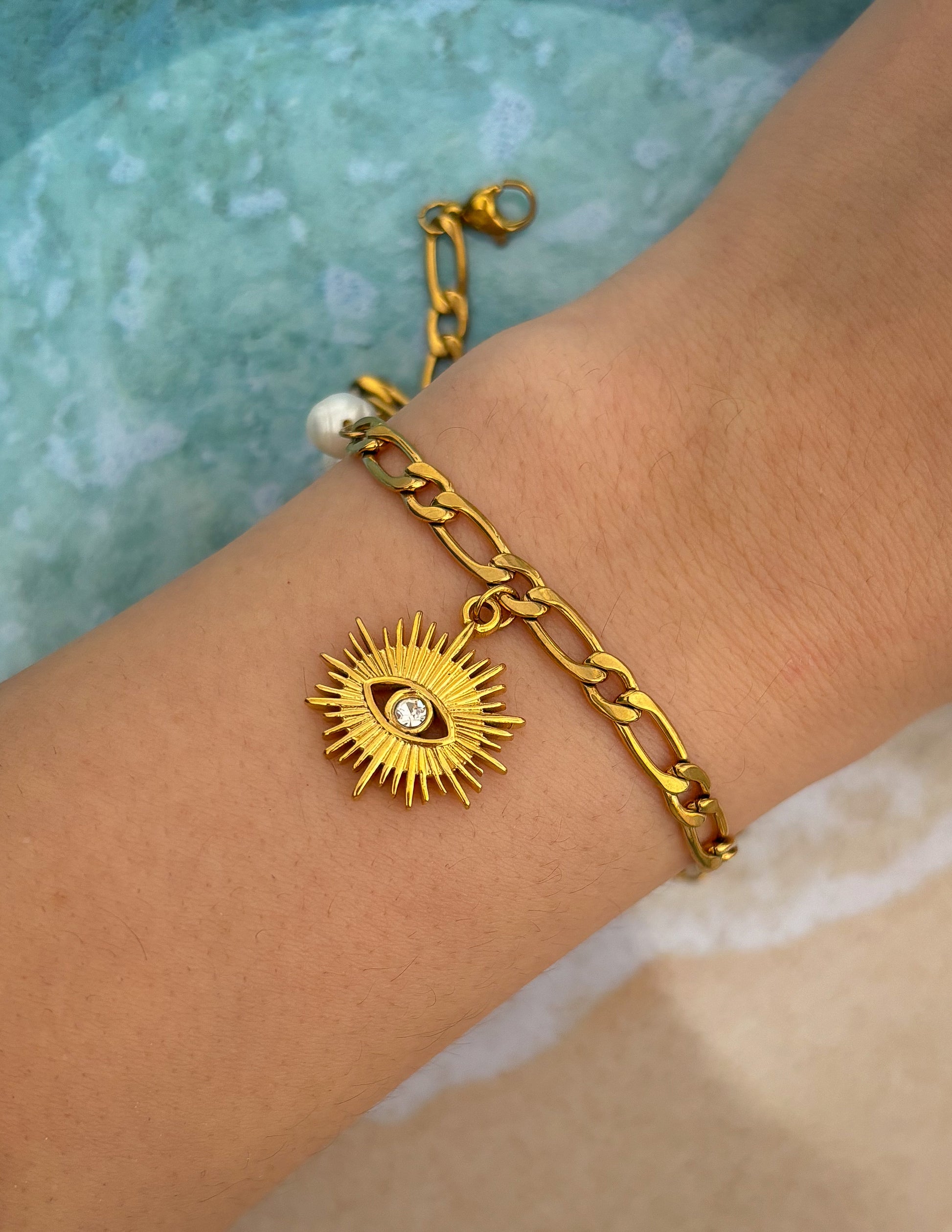 Pulsera Ojo Gold
