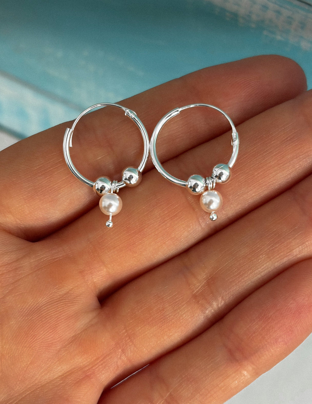 Argollas Perlas 4 en 1