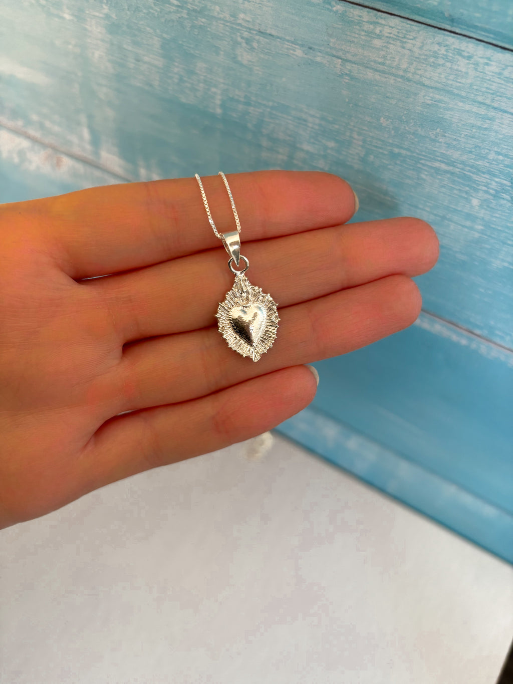 Collar Corazón Plata