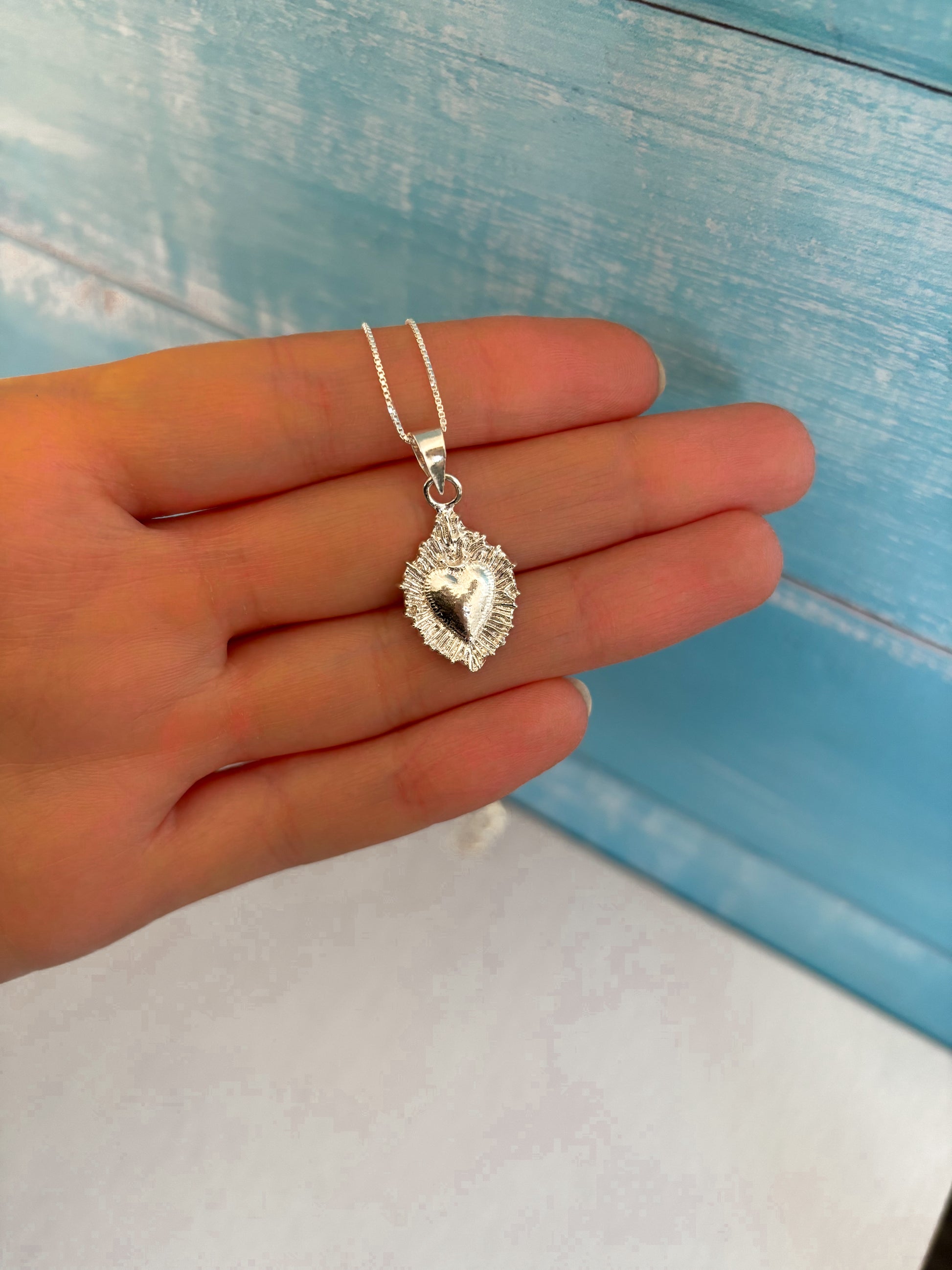 Collar Corazón Plata