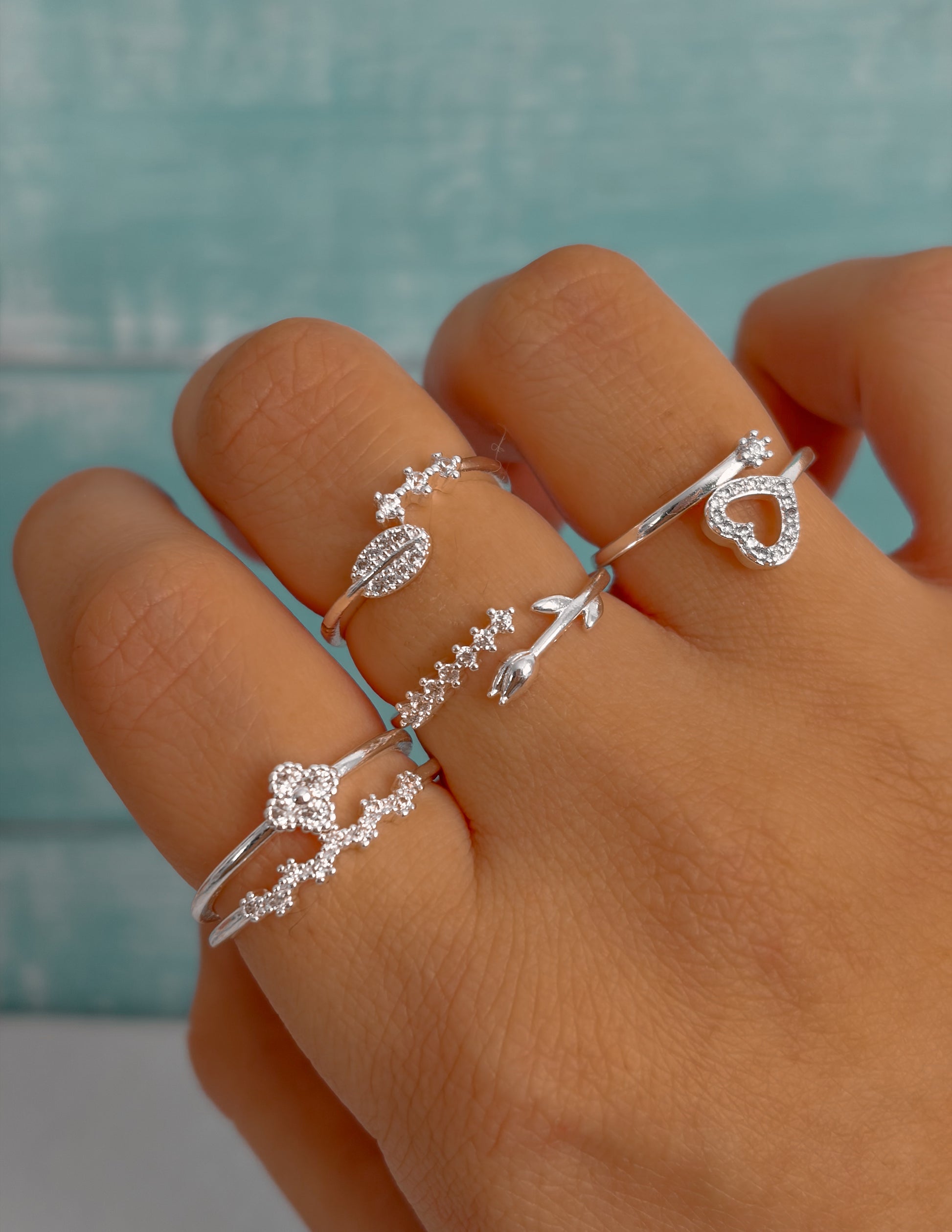 Anillo hoja Ajustable