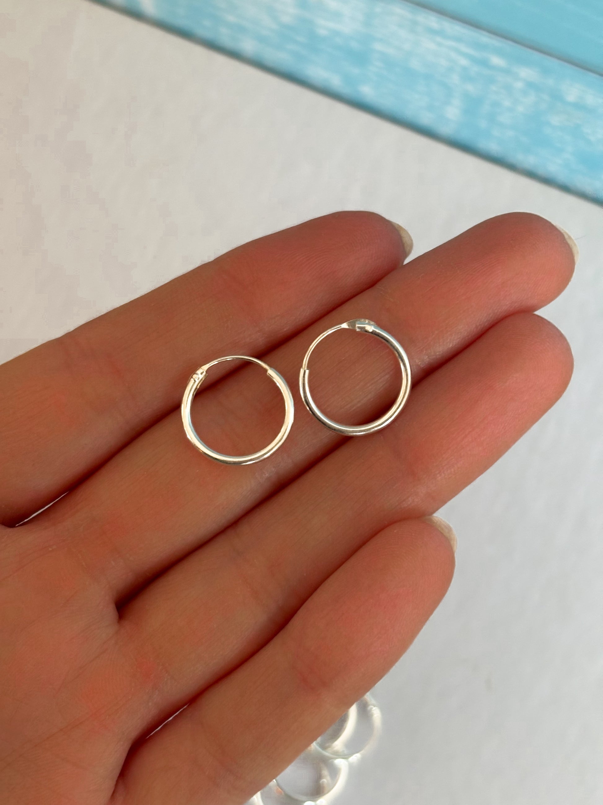 Argollas lisas 14 mm