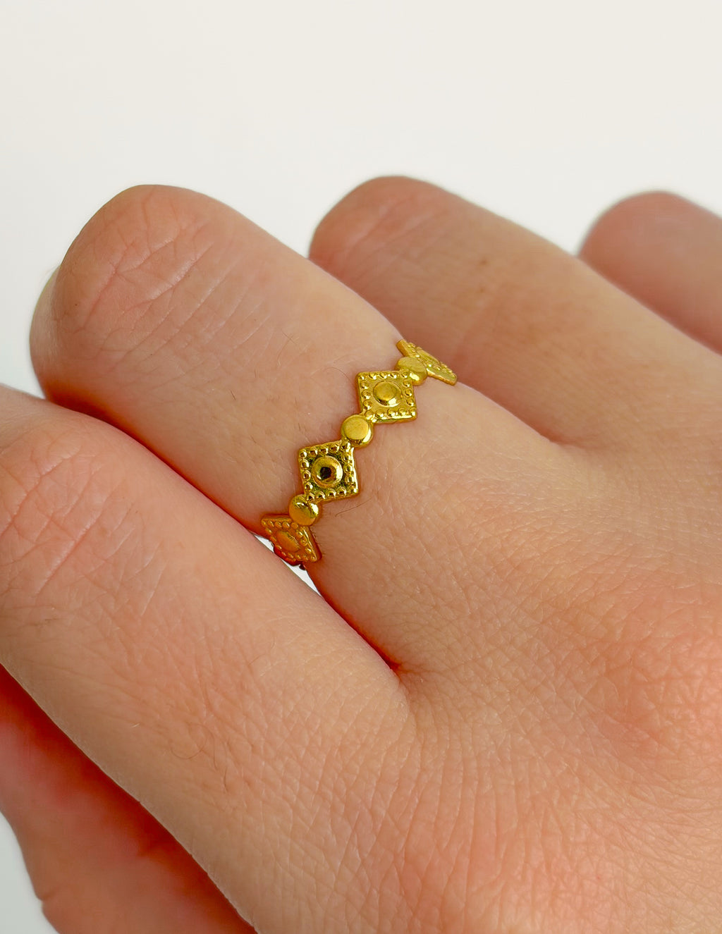 Anillo Rombo Ajustable