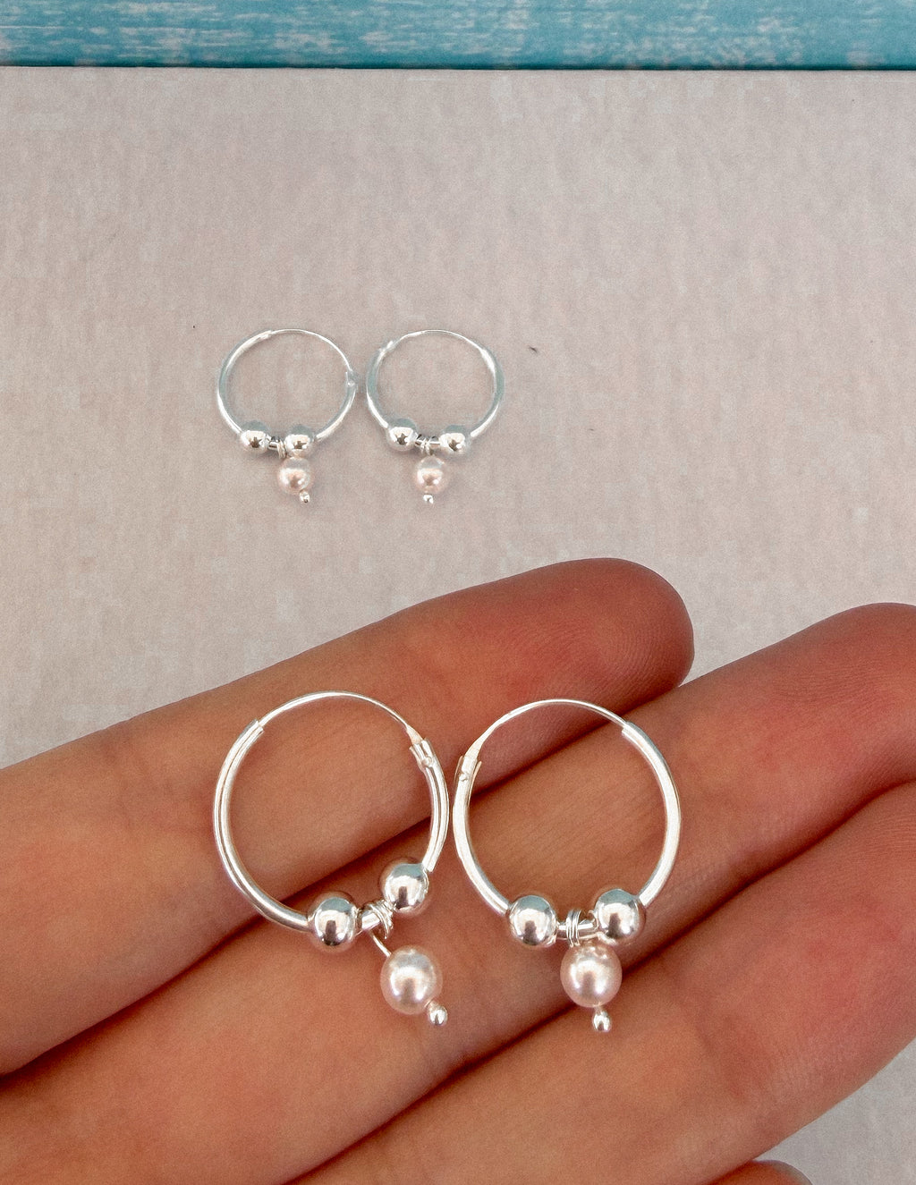 Argollas Perlas 4 en 1