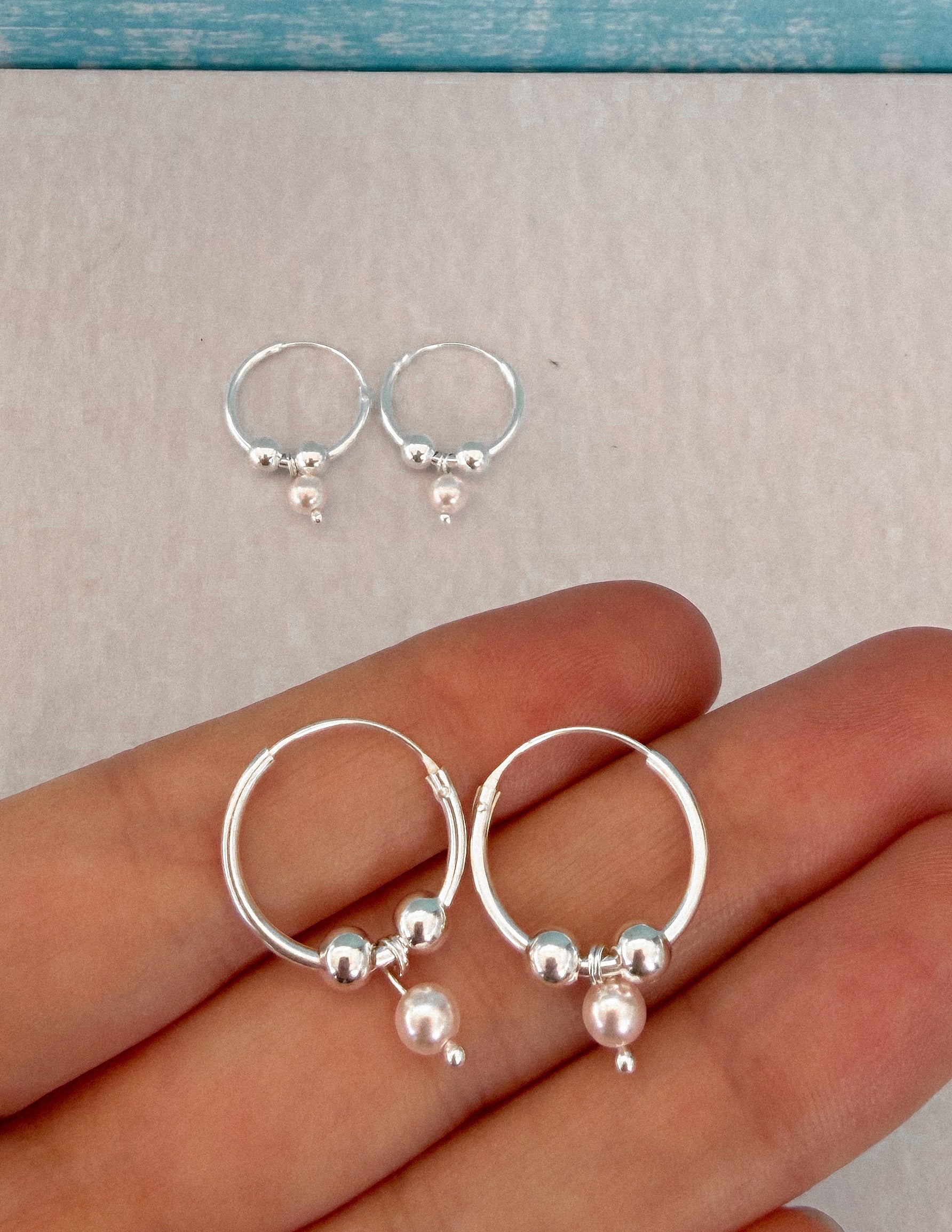 Argollas Perlas 4 en 1