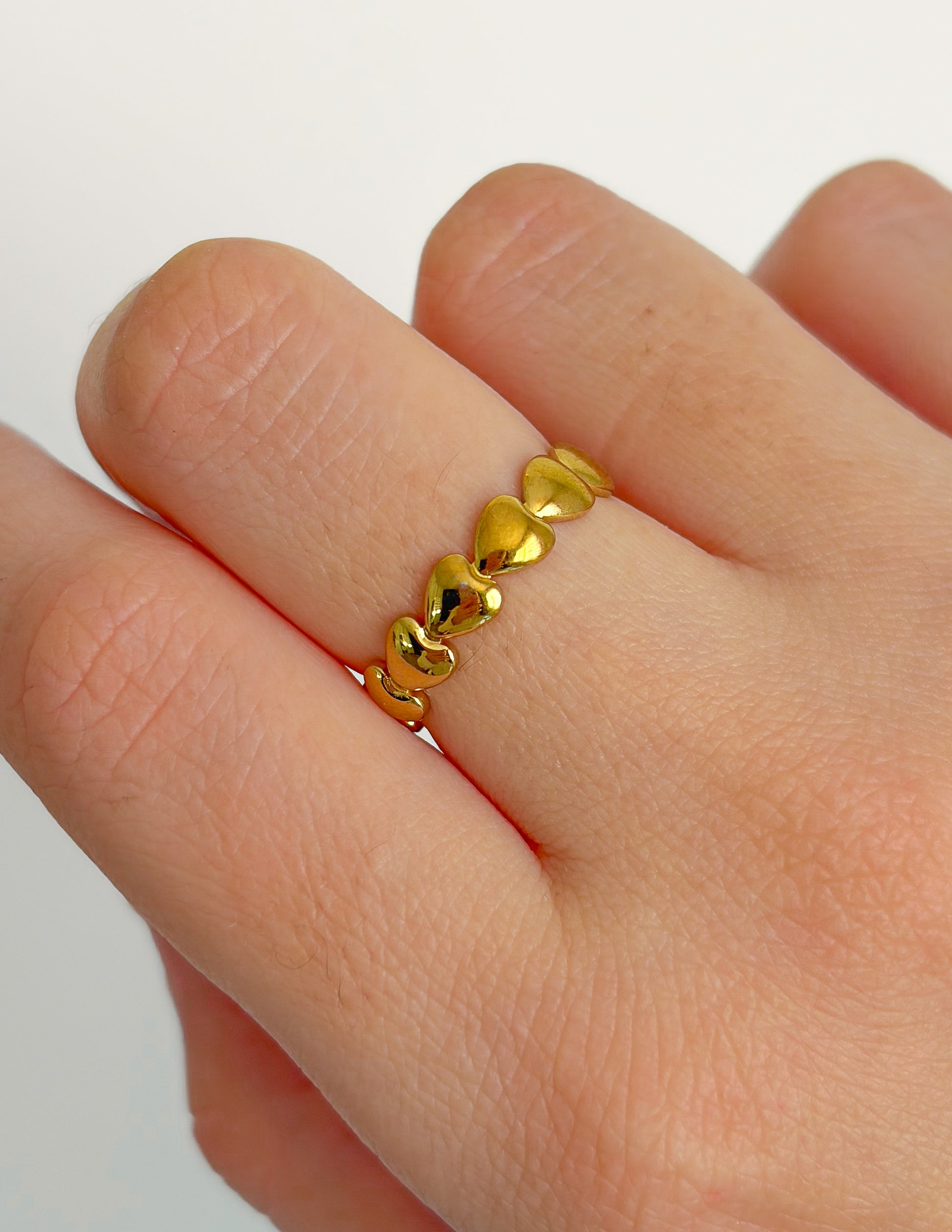 Anillo Corazones Ajustable