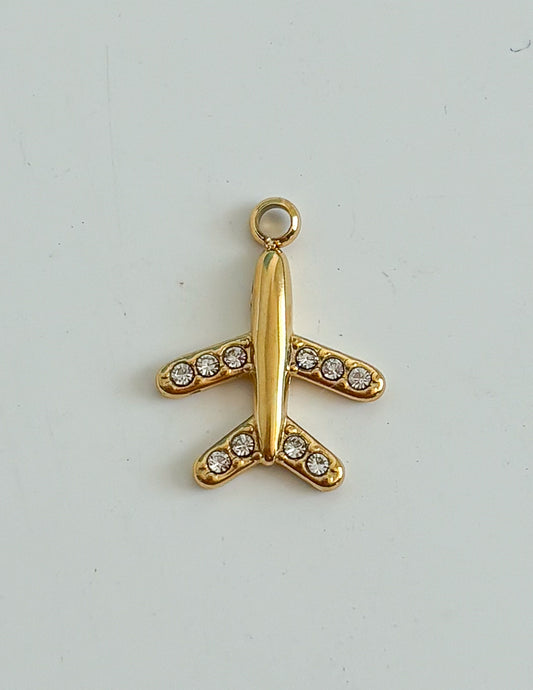 Charm avión Gold