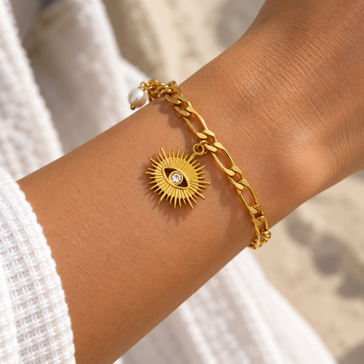 Pulsera Ojo Gold