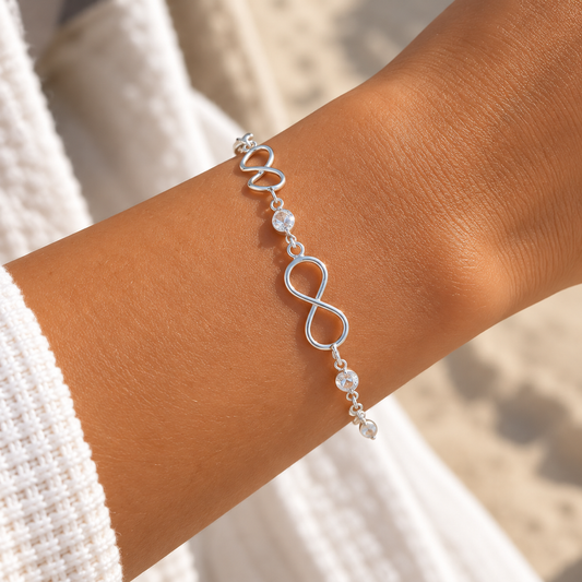 Pulsera Doble infinito