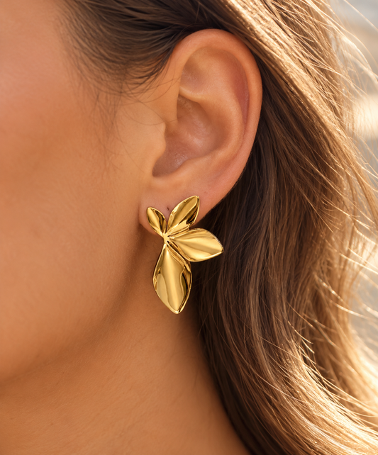 Aros Semi Flor Gold