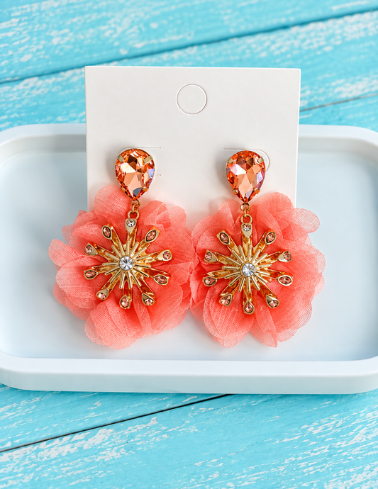 Aros Flor Coral
