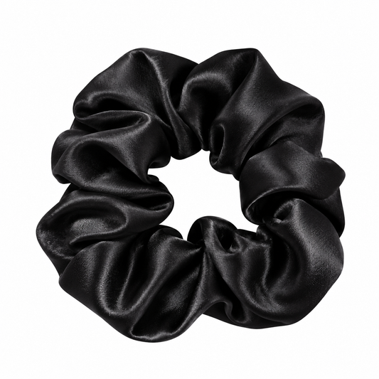 Colet negro satinado