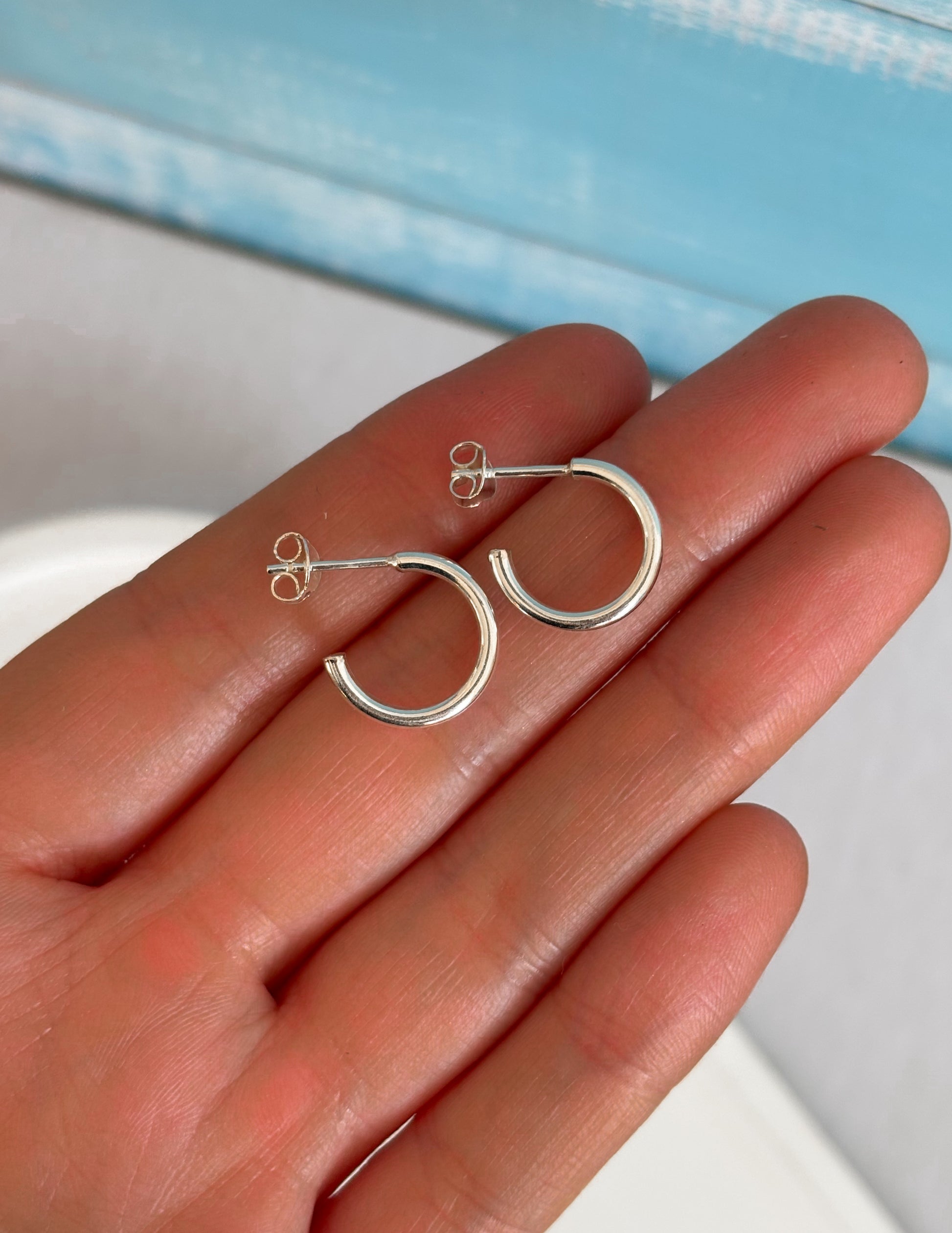 Argollas Plata Semi