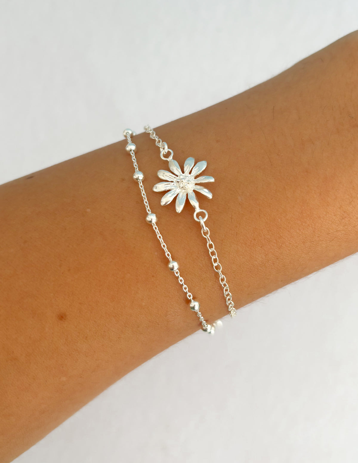 Pulsera Flor Doble