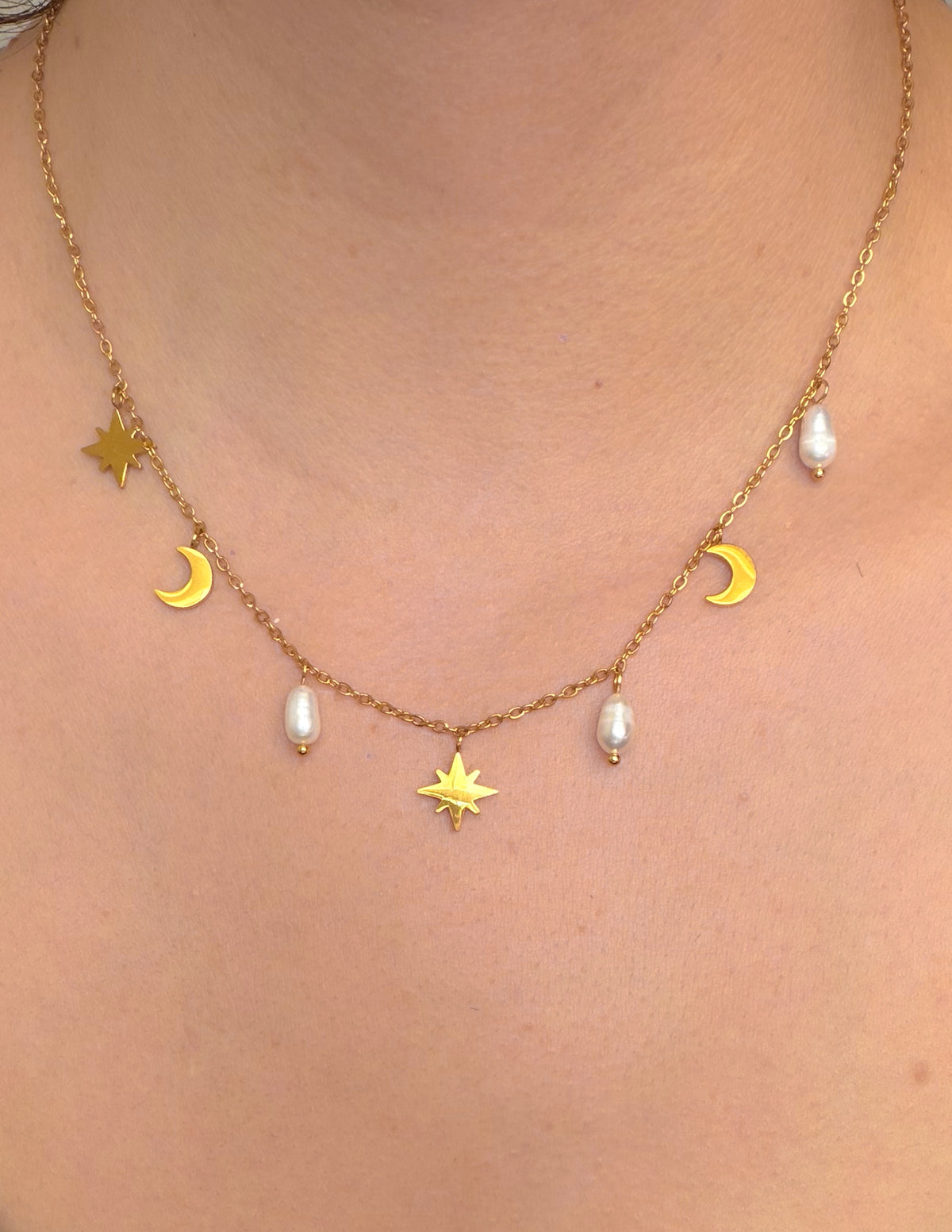 Collar Destellos Gold